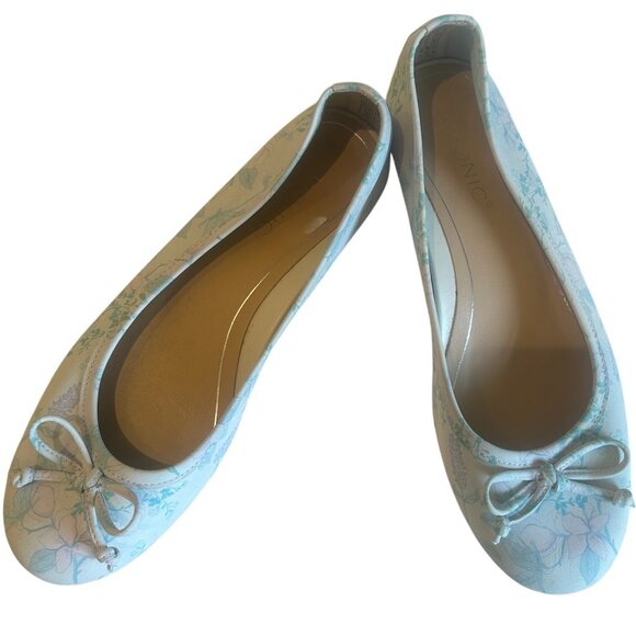 NEW (NWOT) Vionic Callisto floral leather ballet flats sz 6 - Picture 1 of 13